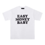 748款P47 面料260克双纱字母 白色 黑色 S M L XL