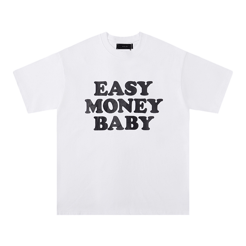 748款P47 面料260克双纱字母 白色 黑色 S M L XL