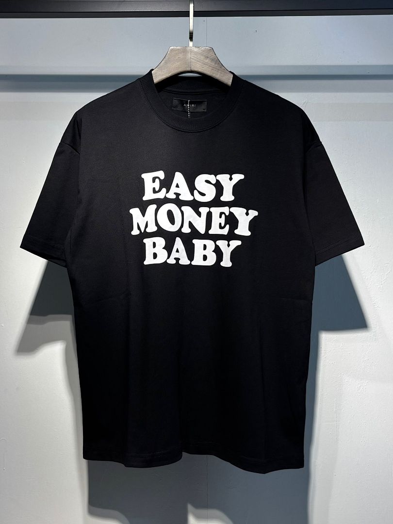 748款P47 面料260克双纱字母 白色 黑色 S M L XL