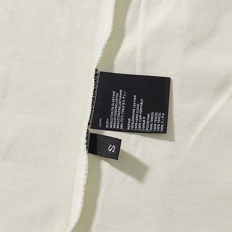 749款P47 面料260克双纱字母 杏色 黑色 S M L XL