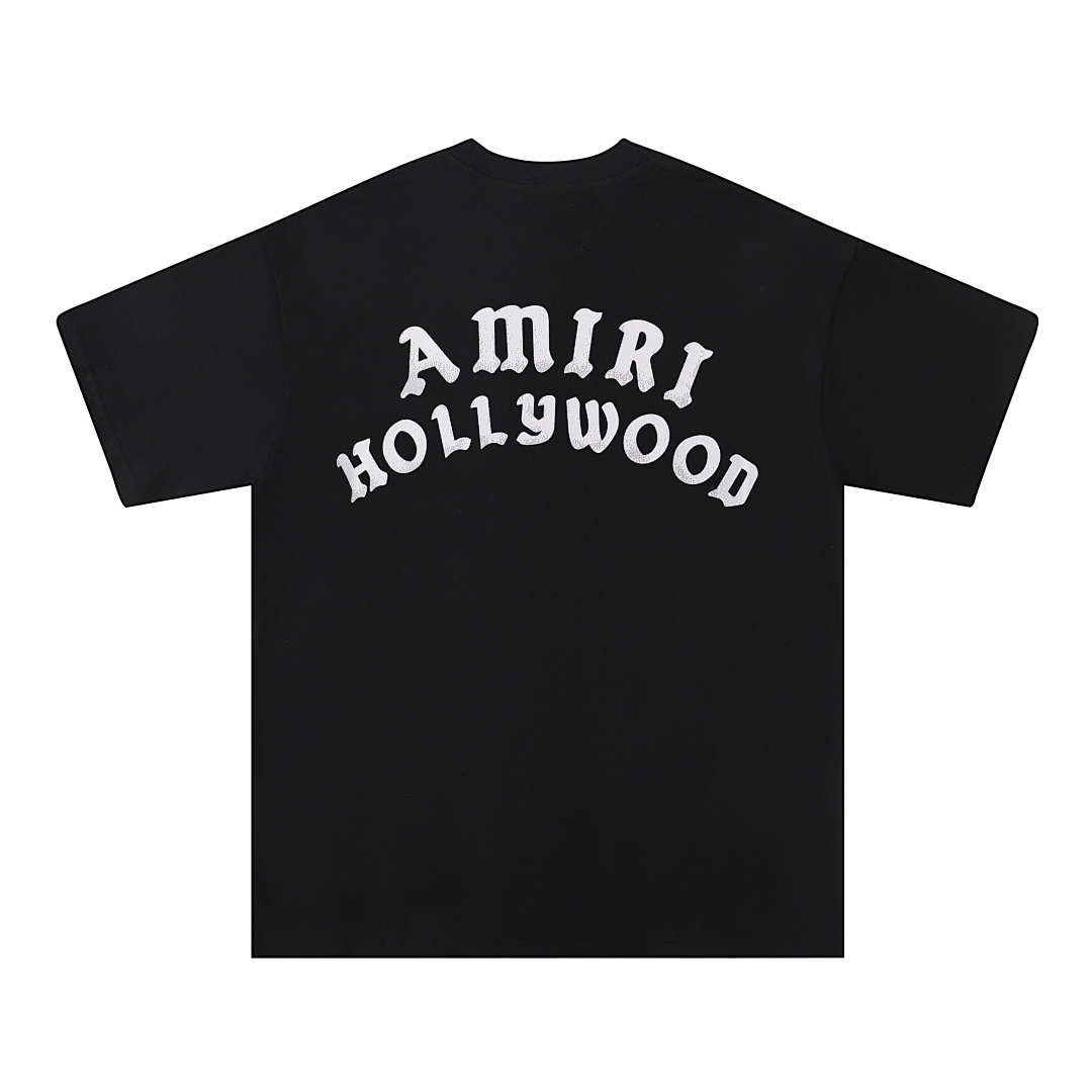749款P47 面料260克双纱字母 杏色 黑色 S M L XL