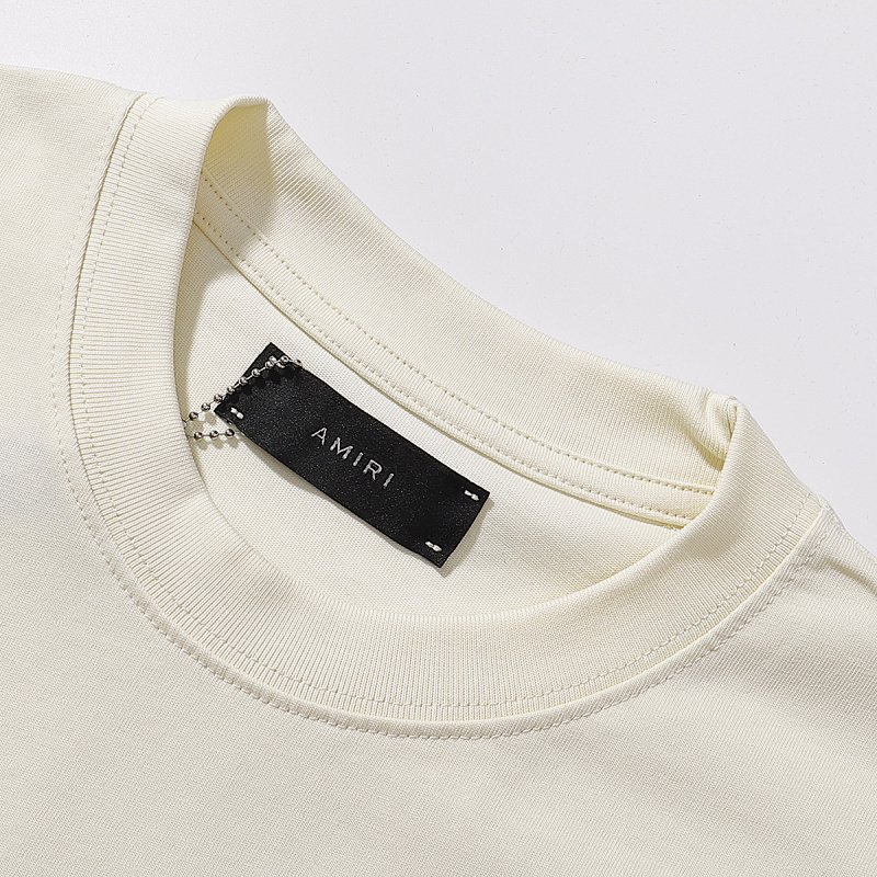 749款P47 面料260克双纱字母 杏色 黑色 S M L XL