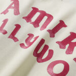 749款P47 面料260克双纱字母 杏色 黑色 S M L XL
