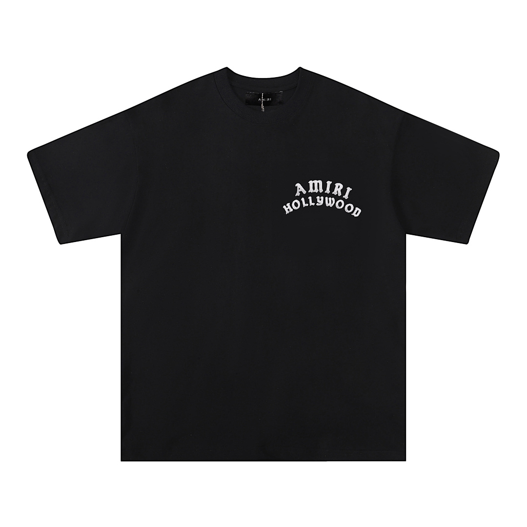 749款P47 面料260克双纱字母 杏色 黑色 S M L XL