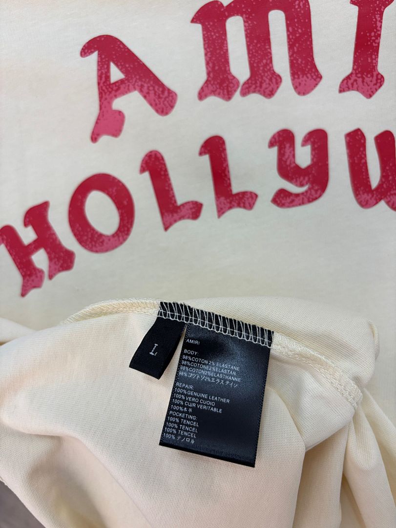 749款P47 面料260克双纱字母 杏色 黑色 S M L XL