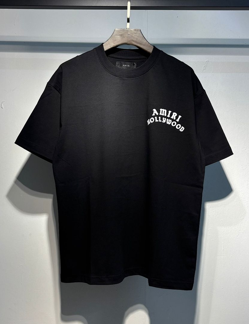 749款P47 面料260克双纱字母 杏色 黑色 S M L XL