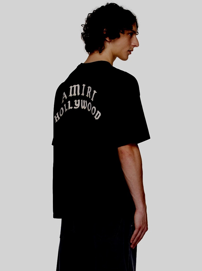 749款P47 面料260克双纱字母 杏色 黑色 S M L XL