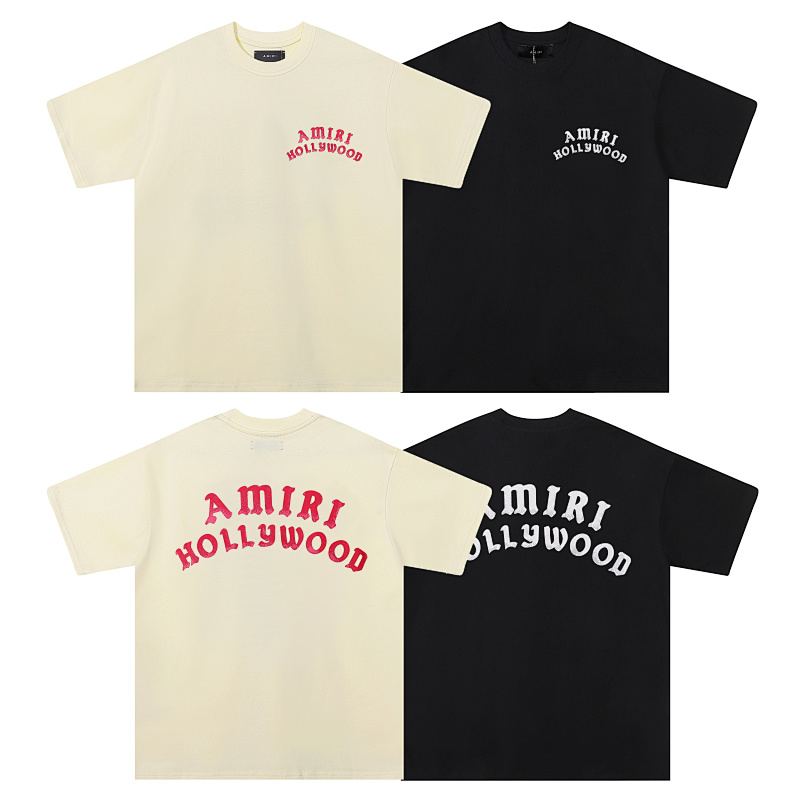 749款P47 面料260克双纱字母 杏色 黑色 S M L XL