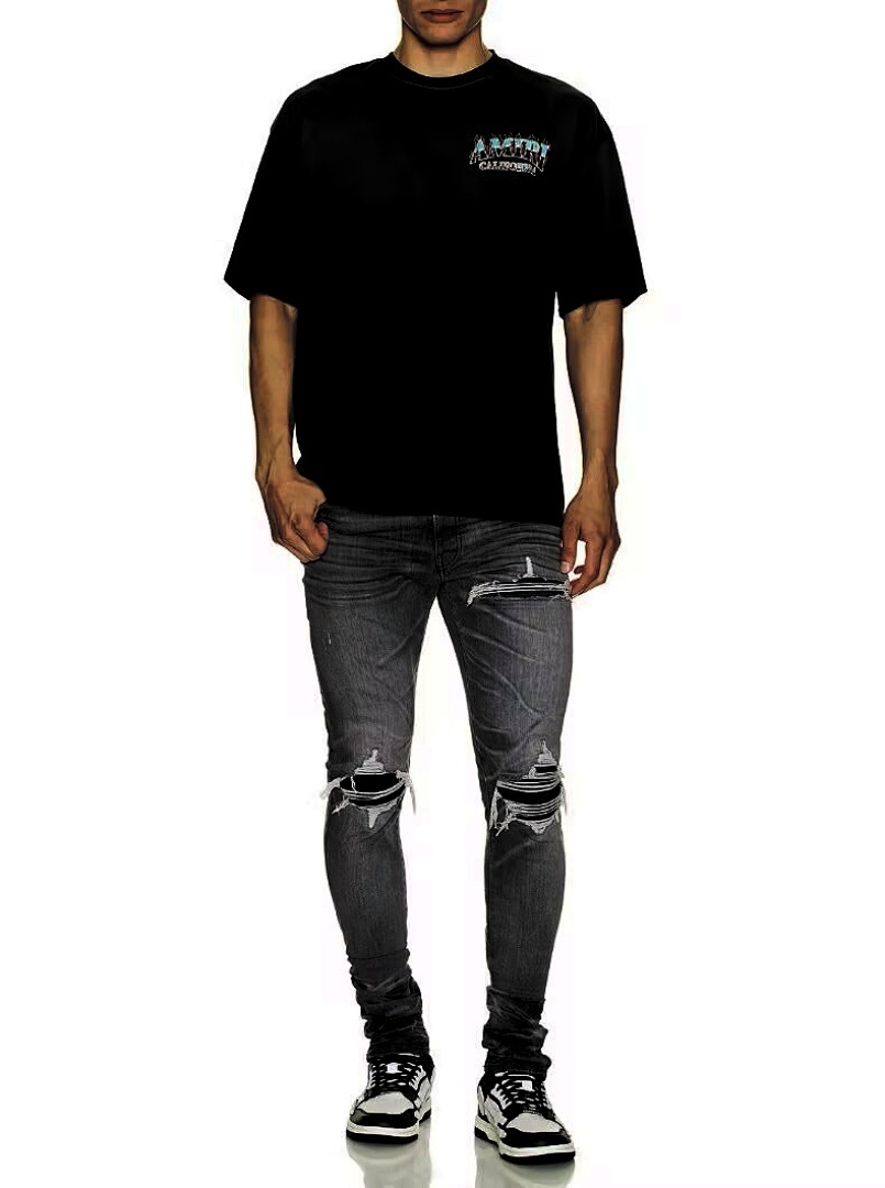 750款P53 面料260克双纱字母 白色 黑色 S M L XL