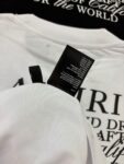 751款P50 面料260克双纱字母 白色 黑色 S M L XL