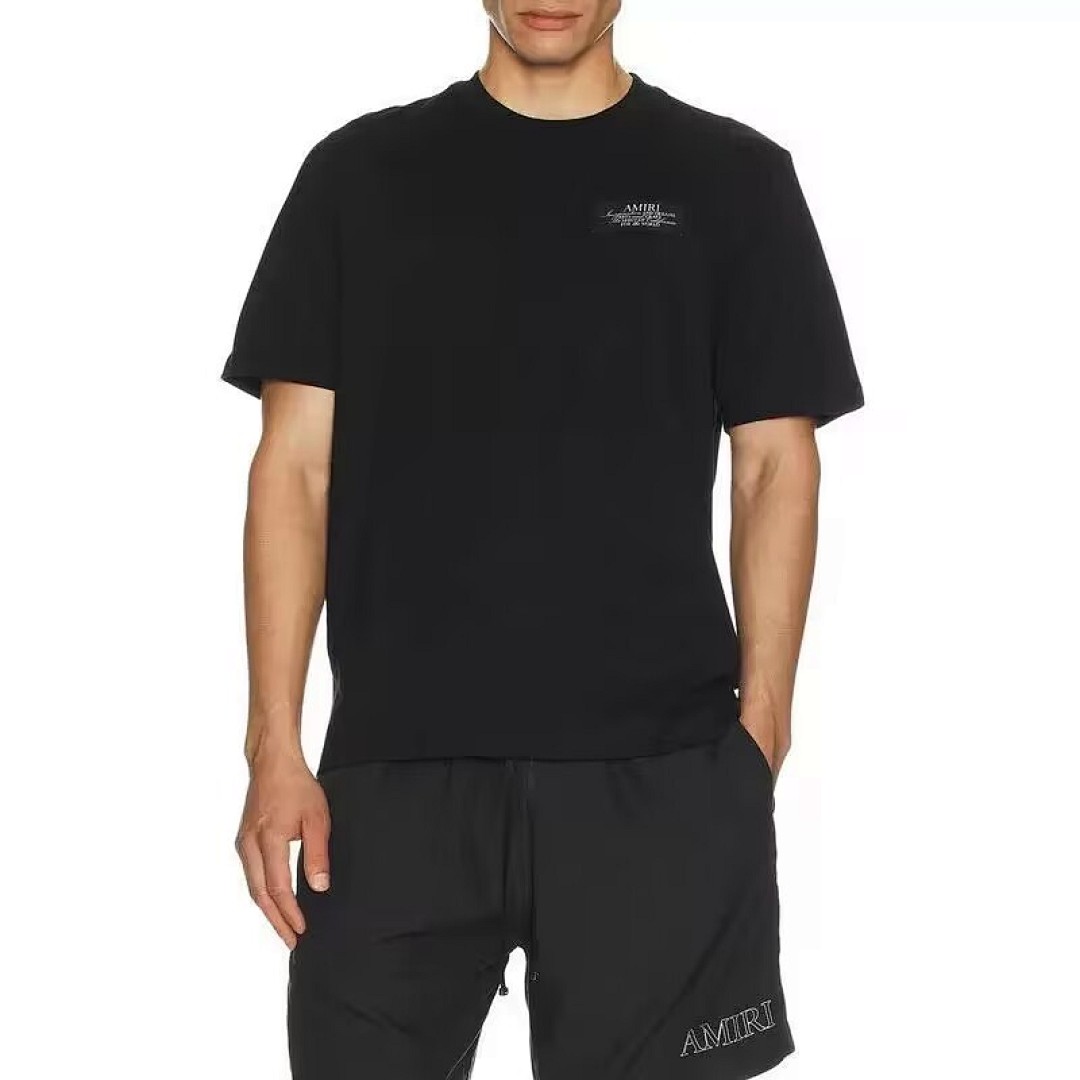 751款P50 面料260克双纱字母 白色 黑色 S M L XL