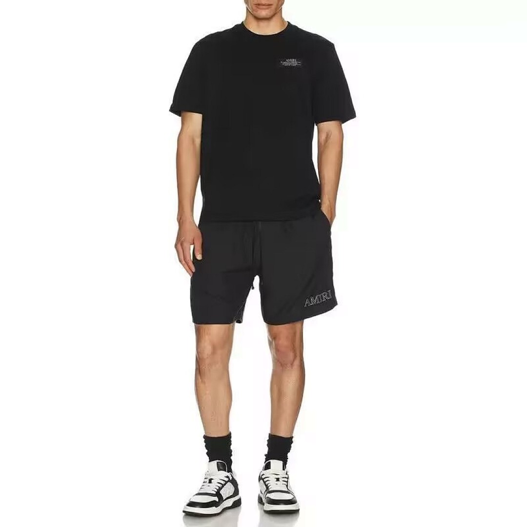 751款P50 面料260克双纱字母 白色 黑色 S M L XL