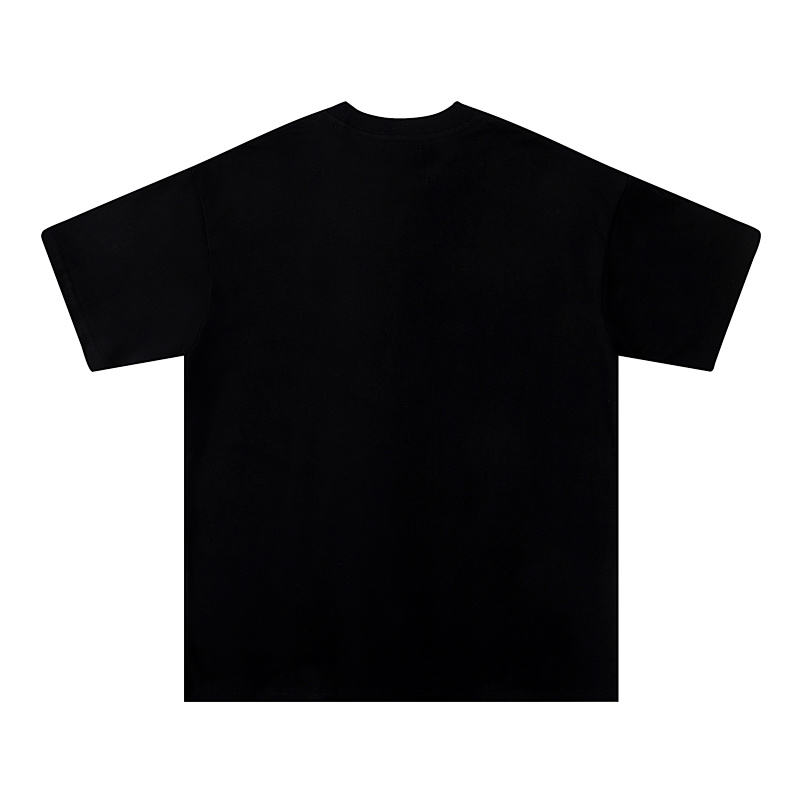 752款P50 面料260克双纱字母 白色 黑色 S M L XL