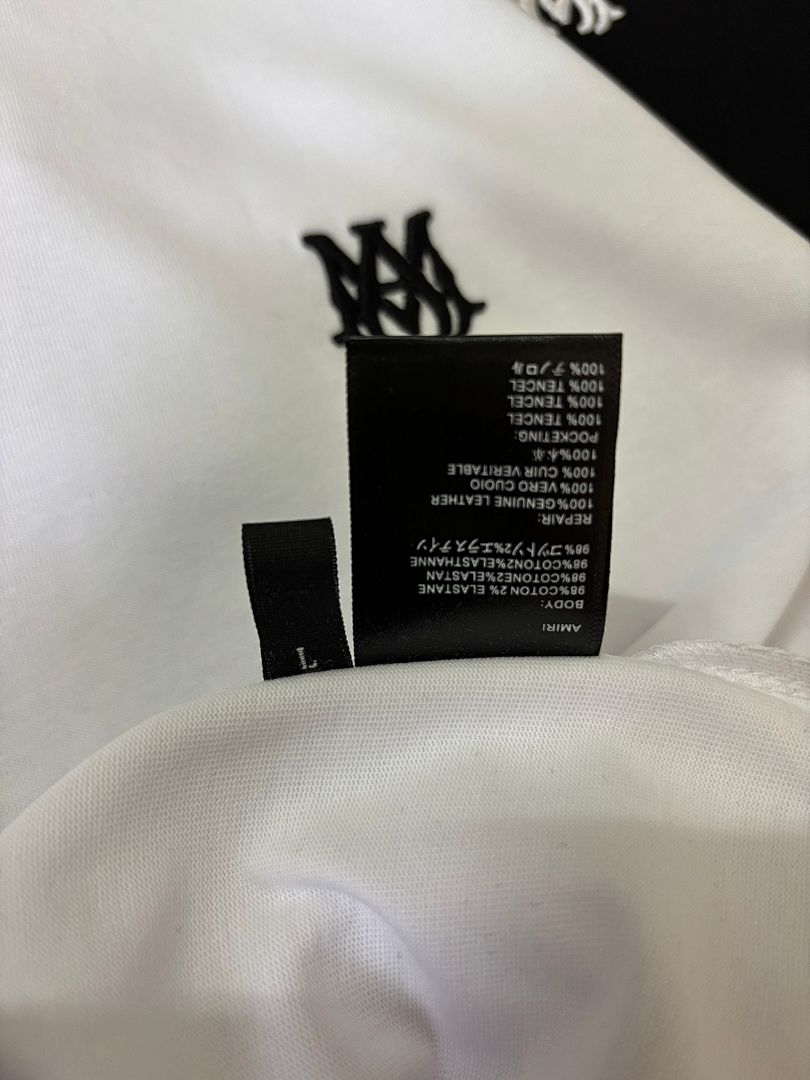 752款P50 面料260克双纱字母 白色 黑色 S M L XL