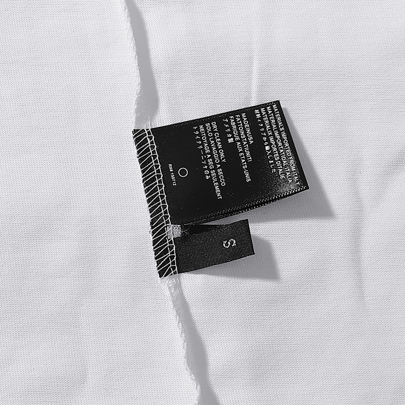 752款P50 面料260克双纱字母 白色 黑色 S M L XL