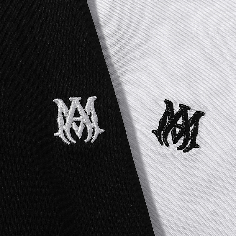 752款P50 面料260克双纱字母 白色 黑色 S M L XL