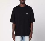 752款P50 面料260克双纱字母 白色 黑色 S M L XL