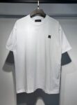 752款P50 面料260克双纱字母 白色 黑色 S M L XL