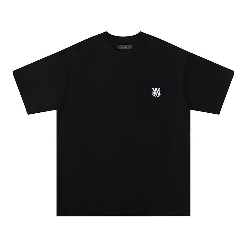 752款P50 面料260克双纱字母 白色 黑色 S M L XL