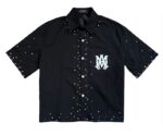 5163款 P73元 尼龙彩色钻衬衣 M L XL 白色 黑色 杏色