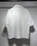 5163款 P73元 尼龙彩色钻衬衣 M L XL 白色 黑色 杏色