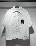 5163款 P73元 尼龙彩色钻衬衣 M L XL 白色 黑色 杏色