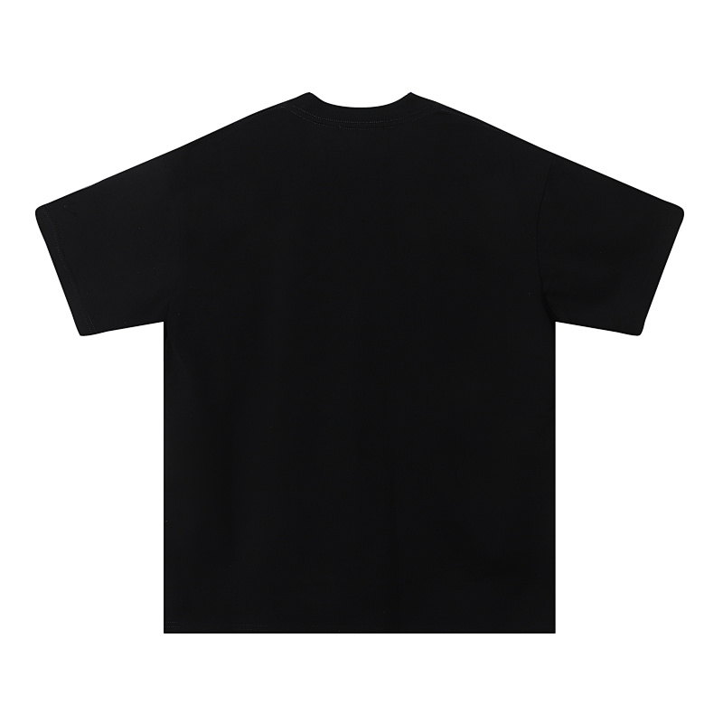 753款P50 面料260克双纱字母 白色 黑色 S M L XL