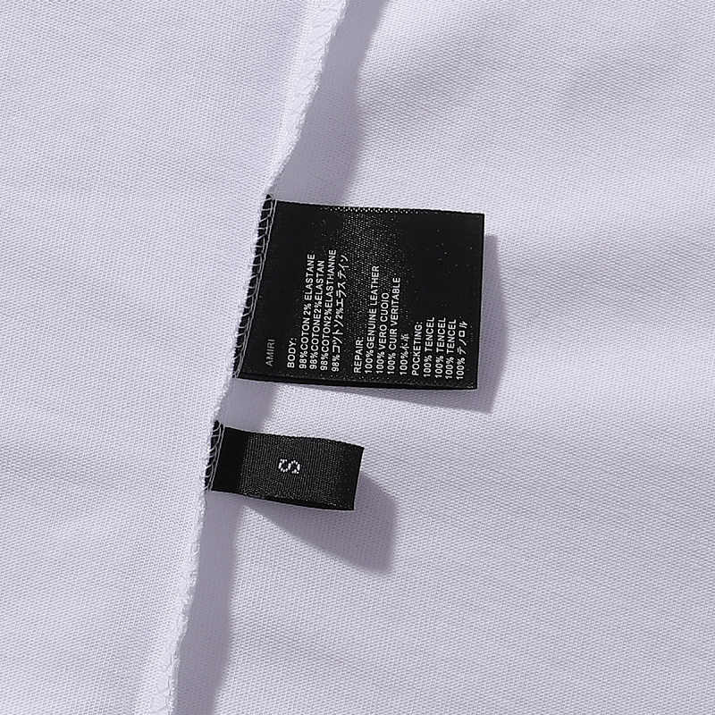 753款P50 面料260克双纱字母 白色 黑色 S M L XL