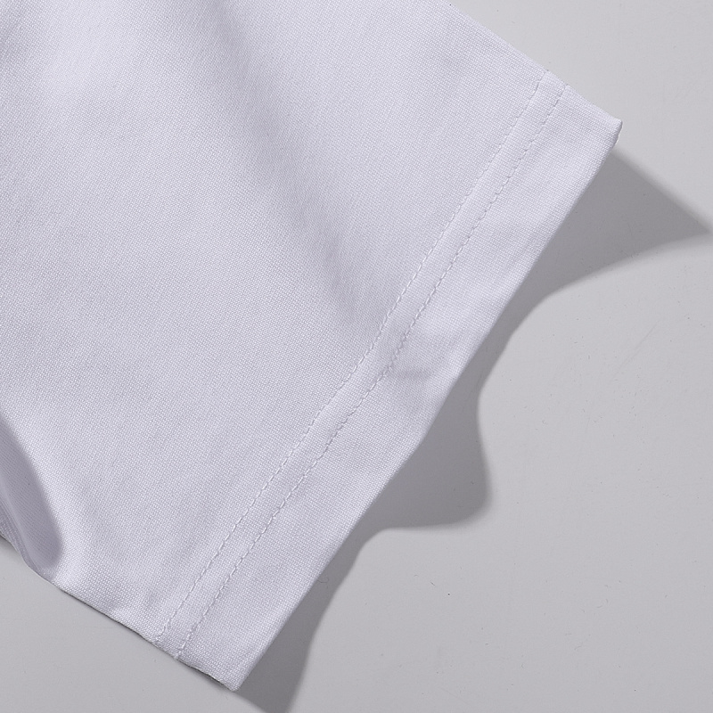 753款P50 面料260克双纱字母 白色 黑色 S M L XL