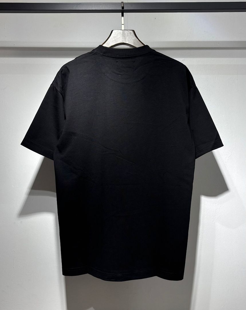 753款P50 面料260克双纱字母 白色 黑色 S M L XL