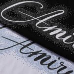754款P53 面料260克双纱字母 白色 黑色 S M L XL