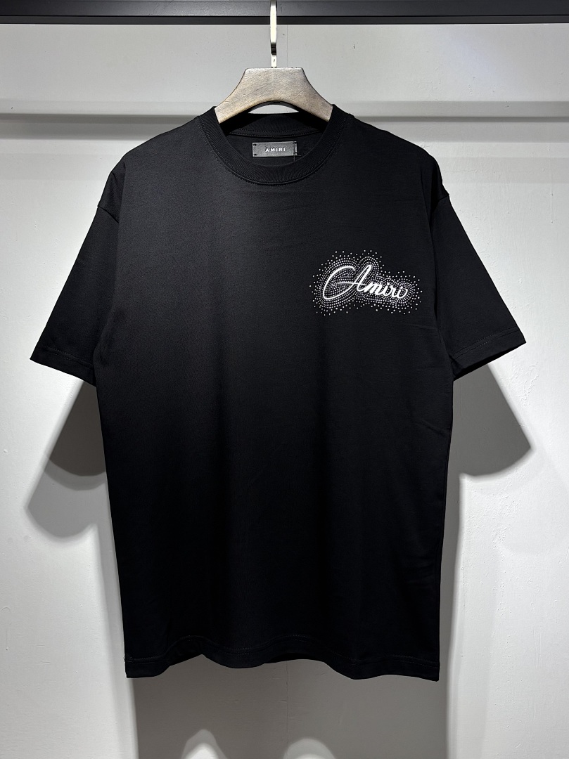 754款P53 面料260克双纱字母 白色 黑色 S M L XL