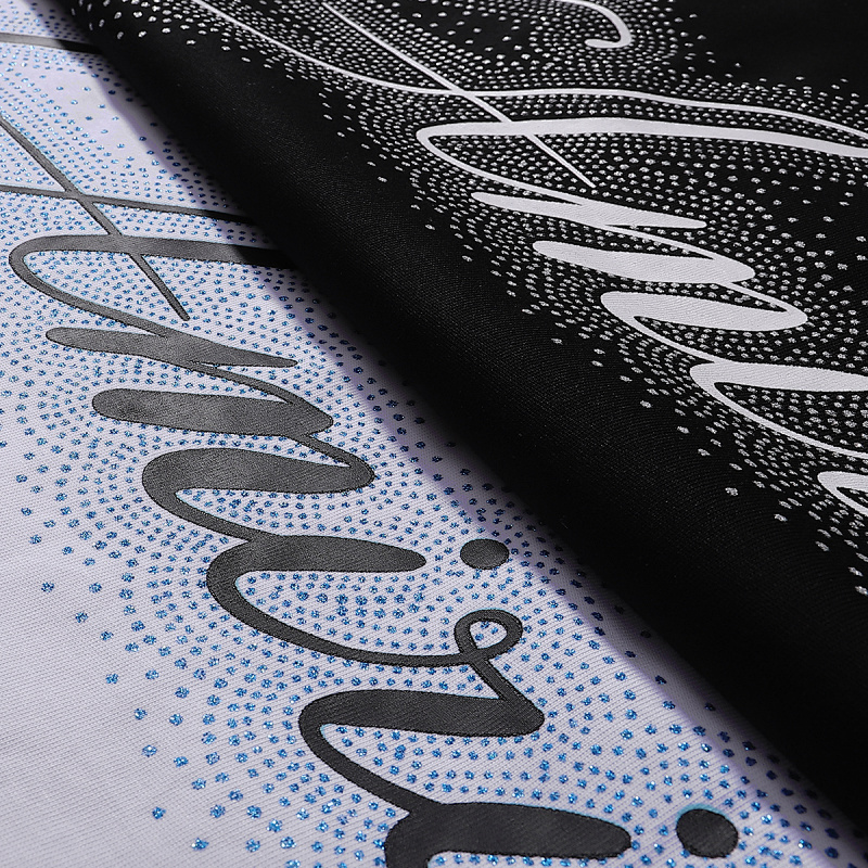754款P53 面料260克双纱字母 白色 黑色 S M L XL