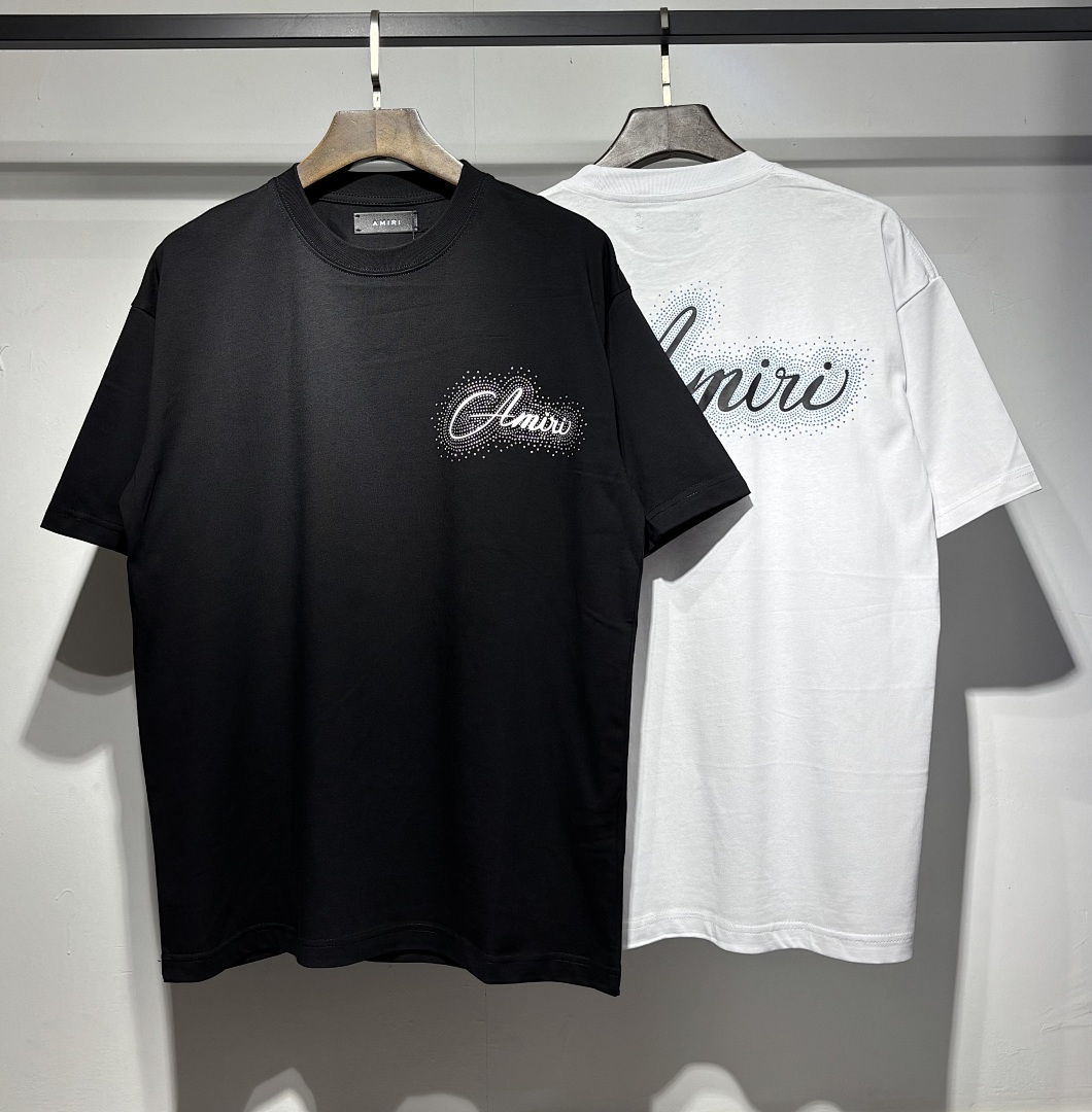 754款P53 面料260克双纱字母 白色 黑色 S M L XL