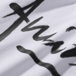 756款P47 面料260克双纱字母 白色 黑色 S M L XL