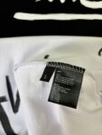 756款P47 面料260克双纱字母 白色 黑色 S M L XL