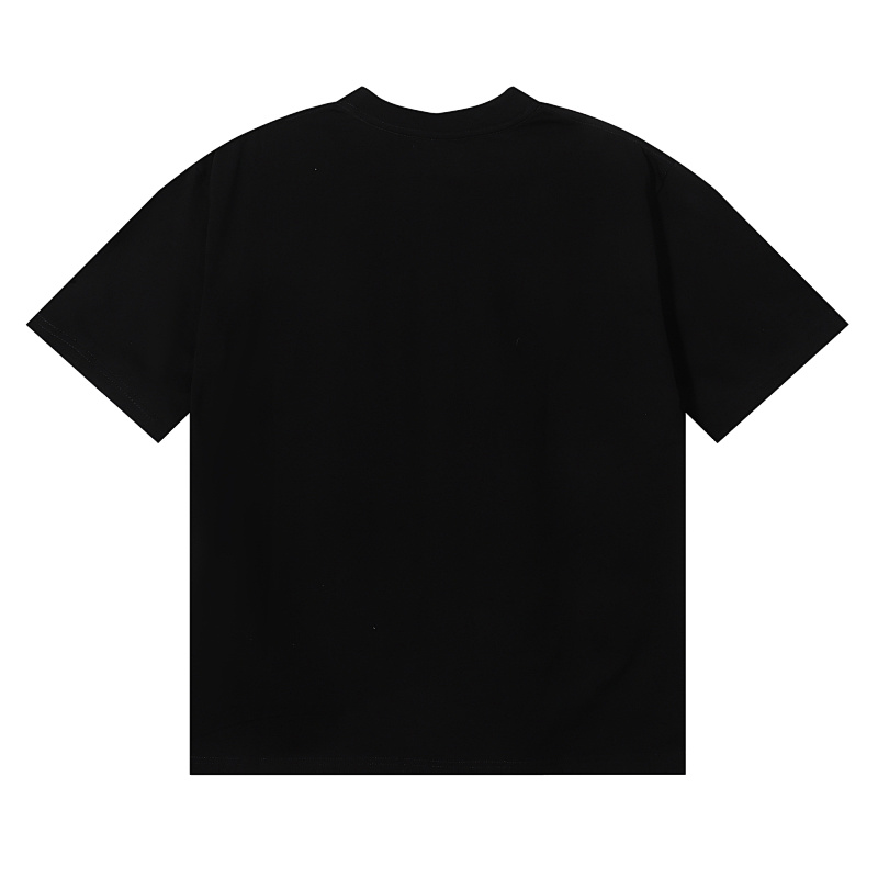 756款P47 面料260克双纱字母 白色 黑色 S M L XL