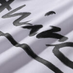 756款P47 面料260克双纱字母 白色 黑色 S M L XL
