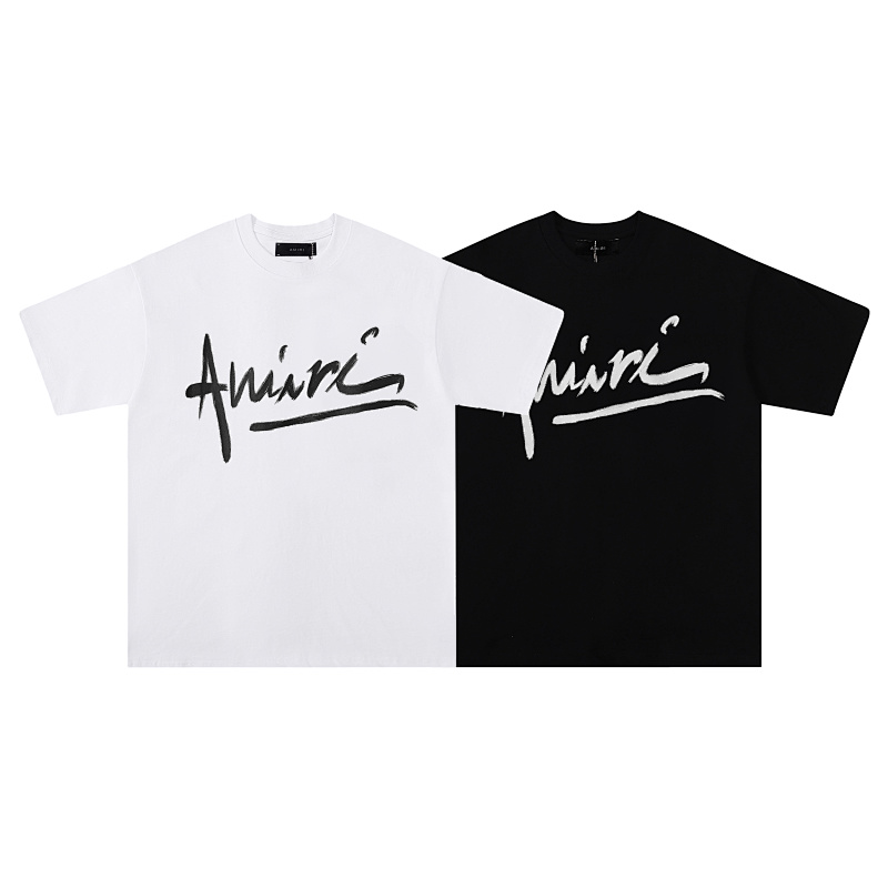 756款P47 面料260克双纱字母 白色 黑色 S M L XL