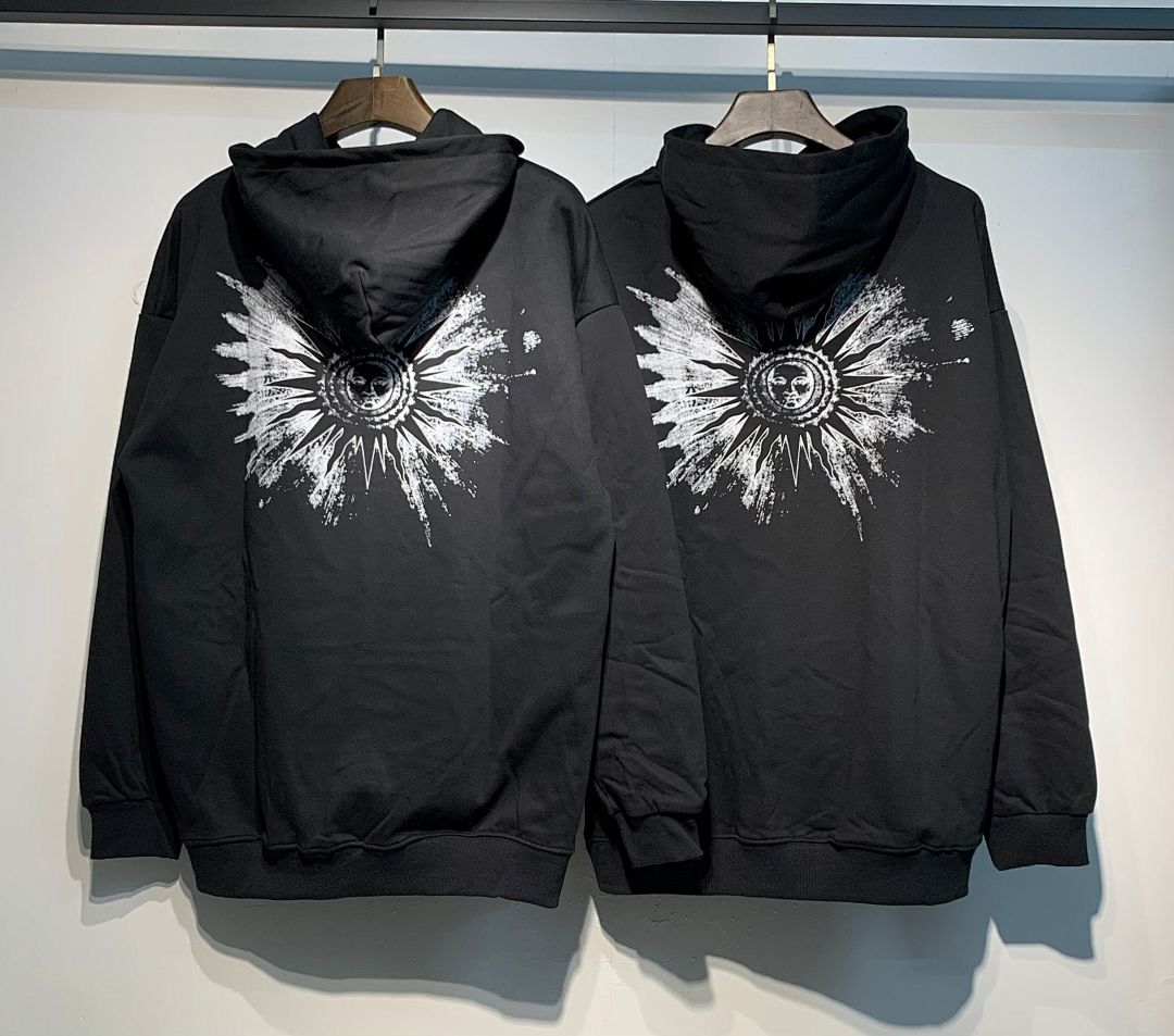 883款 P98 新款高品质2025秋冬360克纯棉毛圈连帽卫衣S M L XL