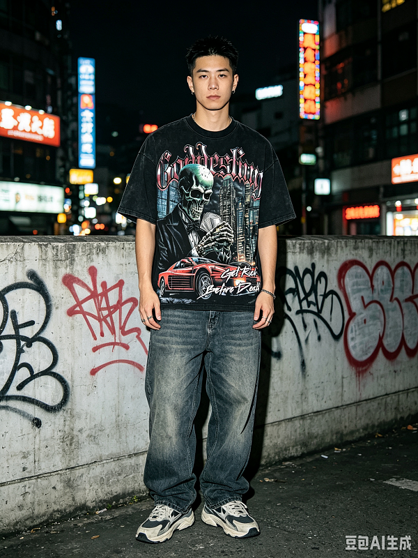 866#洗水复古黑s~xl p55