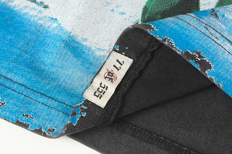 G618#洗水做旧黑色  I  73