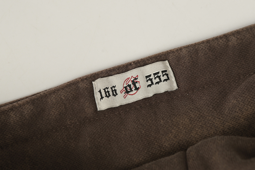 G6852#洗水做旧咖啡色 ｜P94