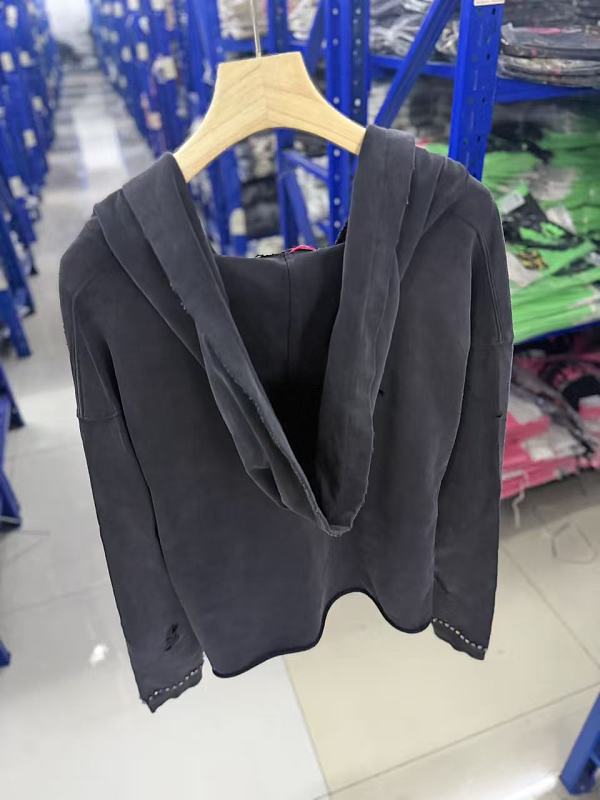 （高克重毛圈）洗水黑 P135