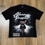 编号201    批55   ALWAYS-PRESENT  Champion T-Shirt 2026美国洛杉矶最新街头潮牌印花烫钻短袖T恤 码数：S  M  L  XL