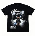 编号201    批55   ALWAYS-PRESENT  Champion T-Shirt 2026美国洛杉矶最新街头潮牌印花烫钻短袖T恤 码数：S  M  L  XL