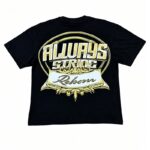 编号205    p55   ALWAYS-PRESENT  Champion T-Shirt 2026美国洛杉矶最新街头潮牌印花烫钻短袖T恤 码数：S  M  L  XL