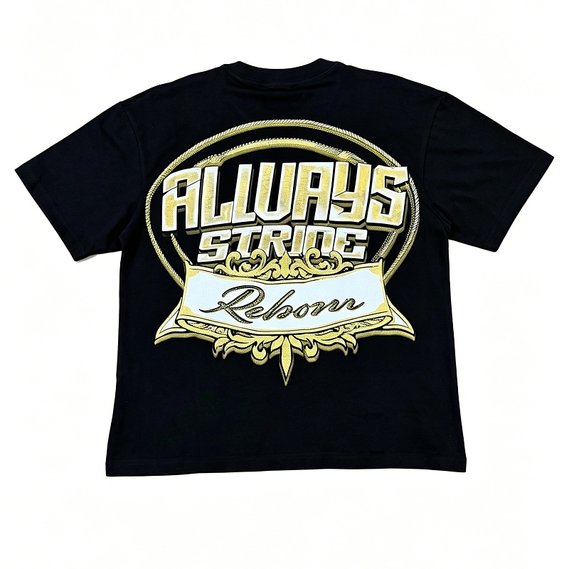 编号205    p55   ALWAYS-PRESENT  Champion T-Shirt 2026美国洛杉矶最新街头潮牌印花烫钻短袖T恤 码数：S  M  L  XL