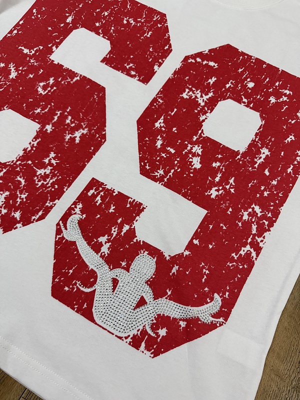 编号207    批55   ALWAYS-PRESENT  Champion T-Shirt 2026美国洛杉矶最新街头潮牌印花烫钻短袖T恤 码数：S  M  L  XL
