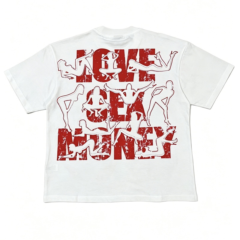 编号207    批55   ALWAYS-PRESENT  Champion T-Shirt 2026美国洛杉矶最新街头潮牌印花烫钻短袖T恤 码数：S  M  L  XL